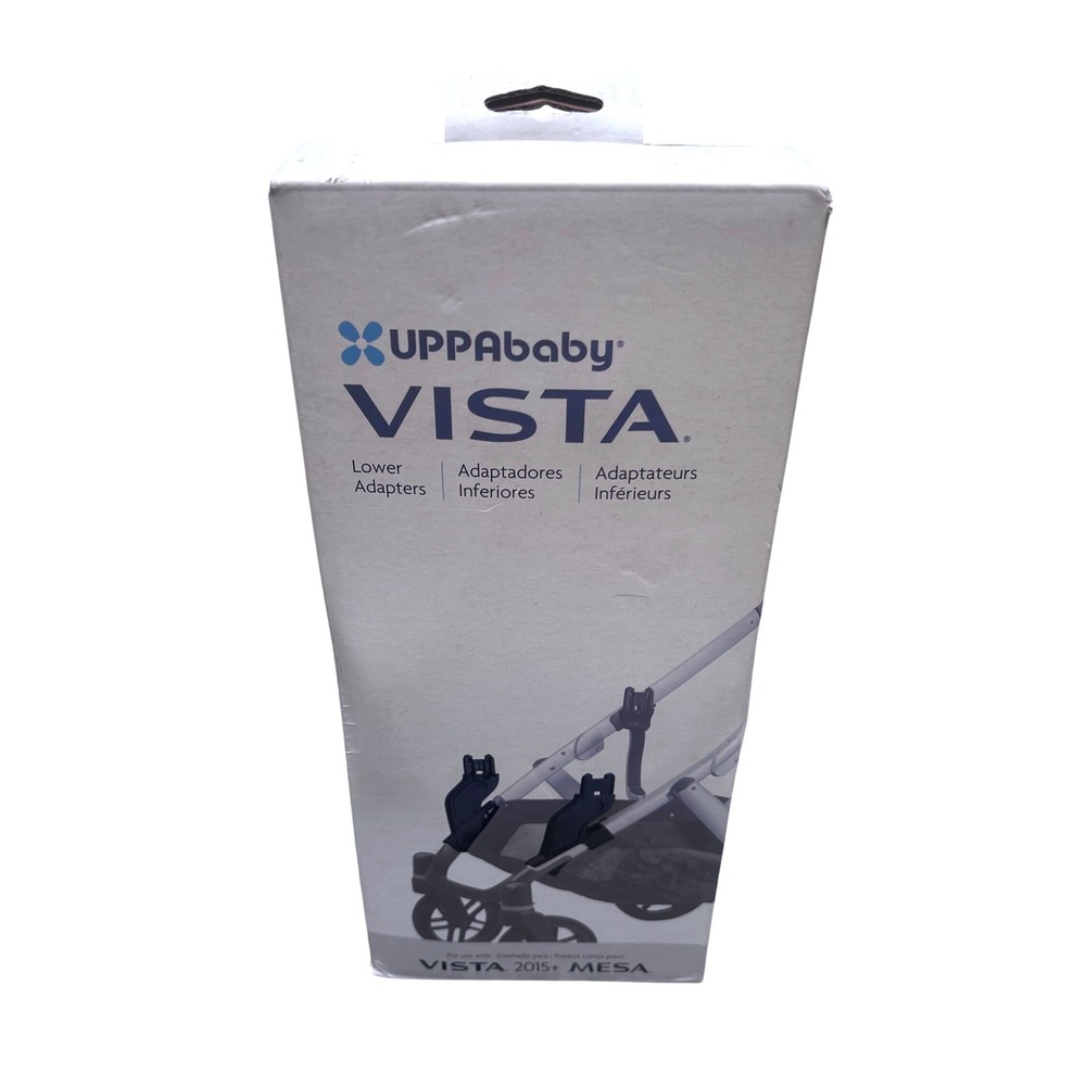 UPPAbaby VISTA Lower Adapters for 2015-Later Models Black Stroller Accessories